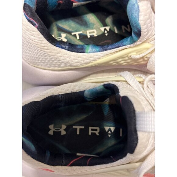 Under Armour HOVR Rise 3 Cross Trainer White Pink Women's Size 6.5 Men's 5.5 - Picture 7 of 9